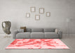 Modern Red Washable Rugs