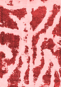 Abstract Red Modern Rug, abs937red