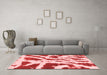 Modern Red Washable Rugs