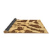 Sideview of Abstract Brown Modern Rug, abs937brn