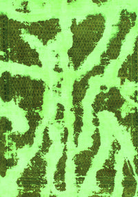 Abstract Green Modern Rug, abs937grn