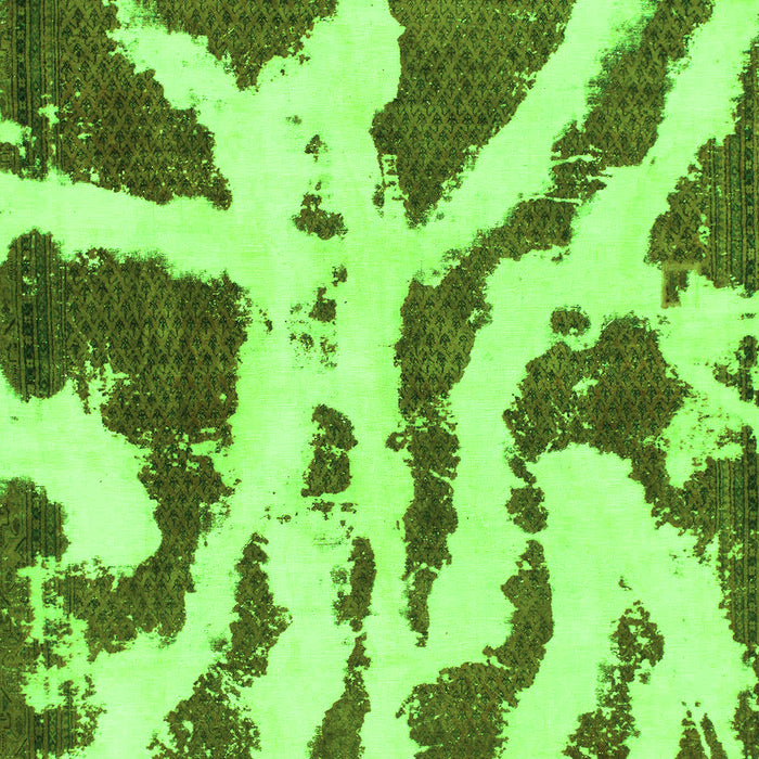 Abstract Green Modern Rug, abs937grn