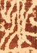 Machine Washable Abstract Orange Modern Area Rugs, wshabs937org