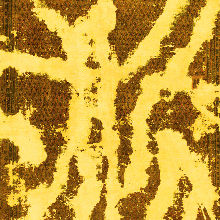 Abstract Yellow Modern Rug, abs937yw
