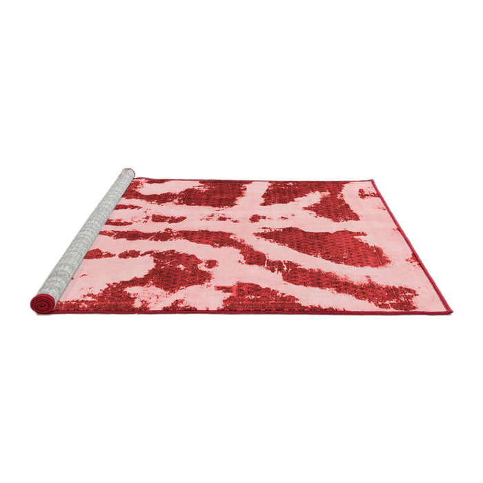 Modern Red Washable Rugs