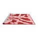 Modern Red Washable Rugs