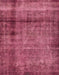 Machine Washable Abstract Dark Pink Rug, wshabs938