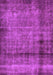 Machine Washable Abstract Purple Modern Area Rugs, wshabs938pur