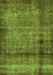 Machine Washable Abstract Green Modern Area Rugs, wshabs938grn