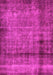 Machine Washable Abstract Pink Modern Rug, wshabs938pnk