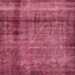 Square Machine Washable Abstract Dark Pink Rug, wshabs938