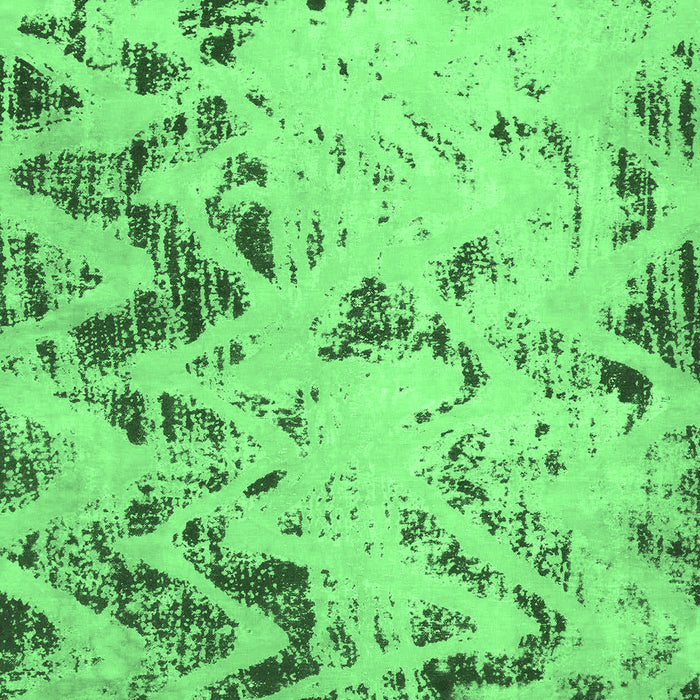 Machine Washable Abstract Emerald Green Modern Area Rugs, wshabs939emgrn