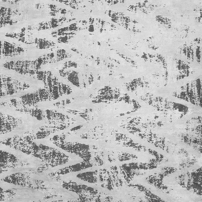 Square Abstract Gray Modern Rug, abs939gry