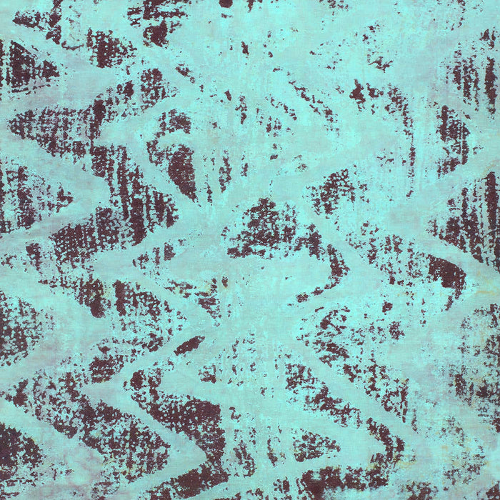 Abstract Turquoise Modern Rug, abs939turq