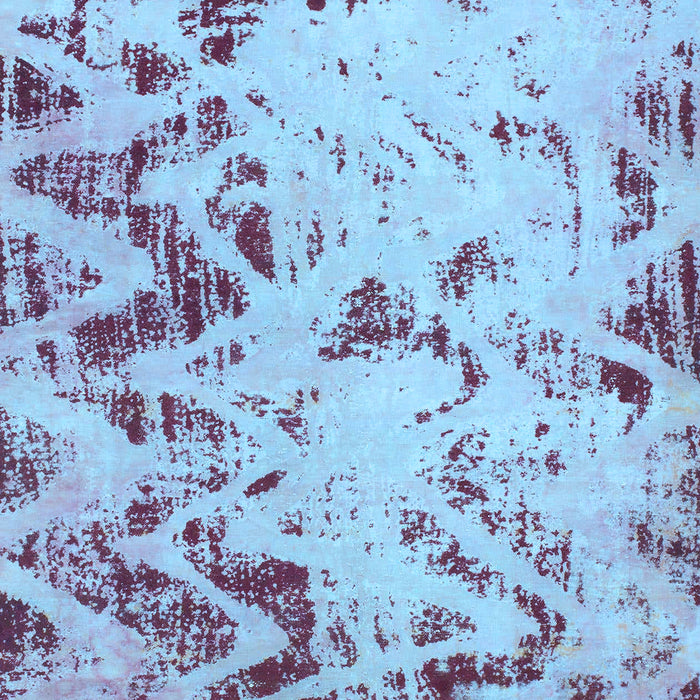 Abstract Light Blue Modern Rug, abs939lblu