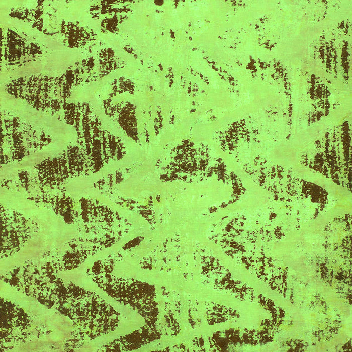 Abstract Green Modern Rug, abs939grn