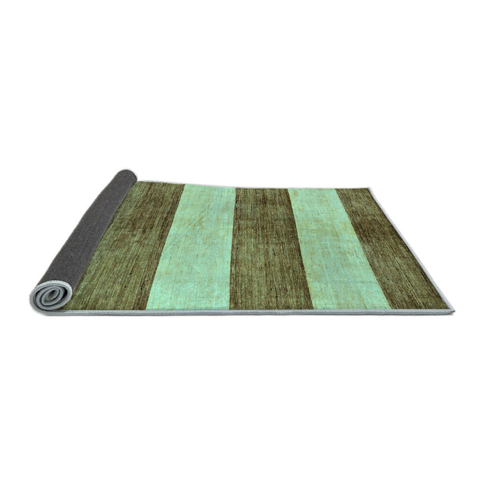Sideview of Abstract Light Blue Modern Rug, abs93lblu