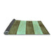 Sideview of Abstract Light Blue Modern Rug, abs93lblu