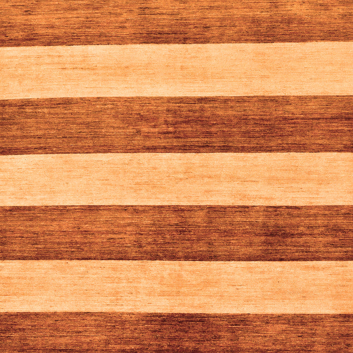 Square Machine Washable Abstract Orange Modern Area Rugs, wshabs93org