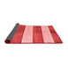 Abstract Red Modern Area Rugs