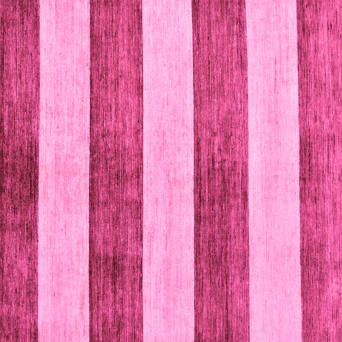 Square Machine Washable Abstract Pink Modern Rug, wshabs93pnk