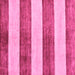 Square Machine Washable Abstract Pink Modern Rug, wshabs93pnk