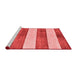 Modern Red Washable Rugs