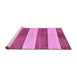 Sideview of Machine Washable Abstract Purple Modern Area Rugs, wshabs93pur