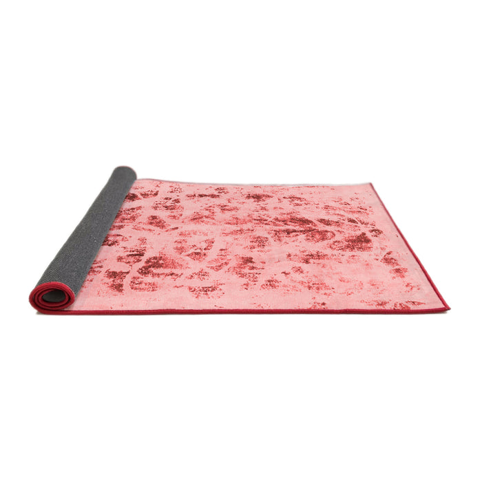 Abstract Red Modern Area Rugs