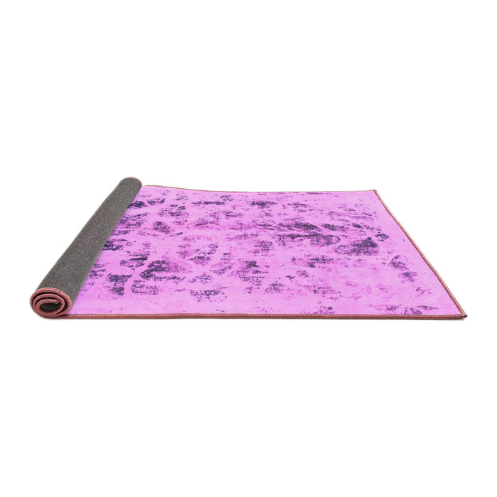 Sideview of Abstract Pink Modern Rug, abs940pnk