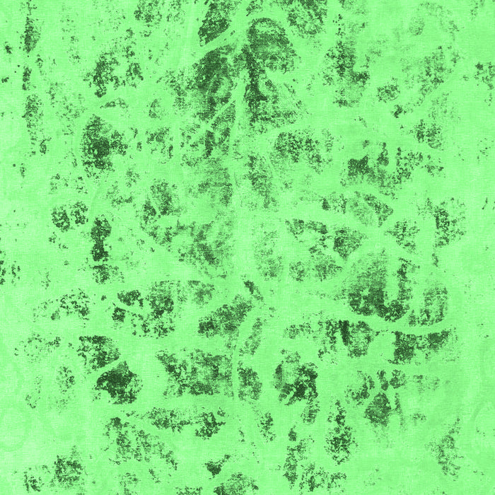 Machine Washable Abstract Emerald Green Modern Area Rugs, wshabs940emgrn