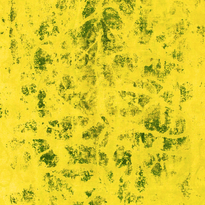 Machine Washable Abstract Yellow Modern Rug, wshabs940yw