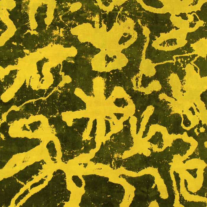 Abstract Yellow Modern Rug, abs941yw