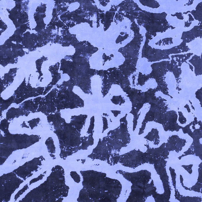 Machine Washable Abstract Blue Modern Rug, wshabs941blu
