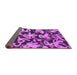 Sideview of Abstract Pink Modern Rug, abs941pnk