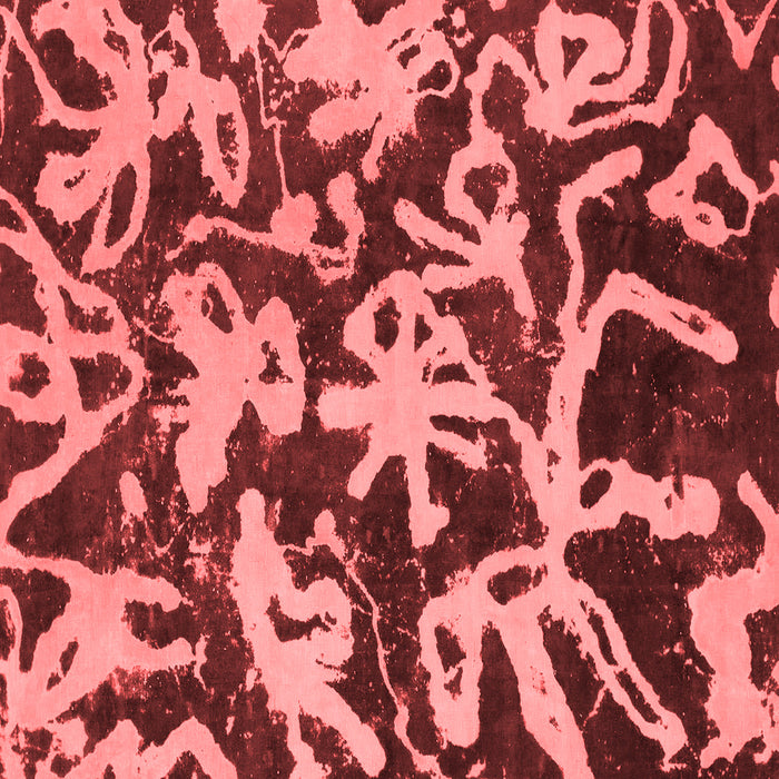 Abstract Red Modern Rug, abs941red