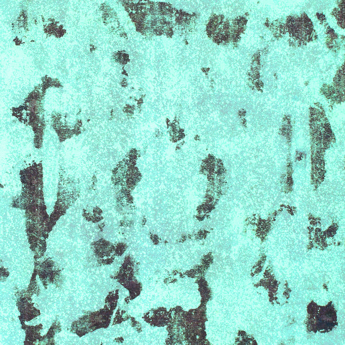 Machine Washable Abstract Turquoise Modern Area Rugs, wshabs942turq