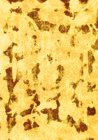 Abstract Yellow Modern Rug, abs942yw