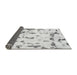 Sideview of Abstract Gray Modern Rug, abs942gry