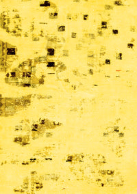 Abstract Yellow Modern Rug, abs943yw