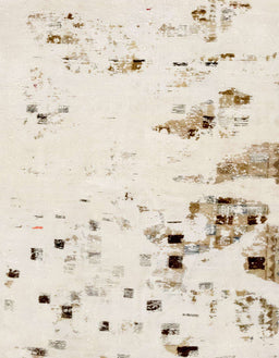 Abstract Tan Brown Modern Rug, abs943