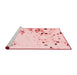 Modern Red Washable Rugs