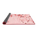 Abstract Red Modern Area Rugs