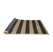 Sideview of Abstract Camel Brown Modern Rug, abs945