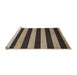 Sideview of Machine Washable Abstract Camel Brown Rug, wshabs945