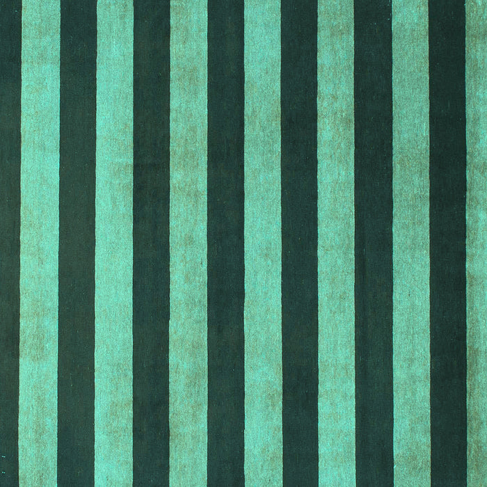 Square Machine Washable Abstract Turquoise Modern Area Rugs, wshabs945turq