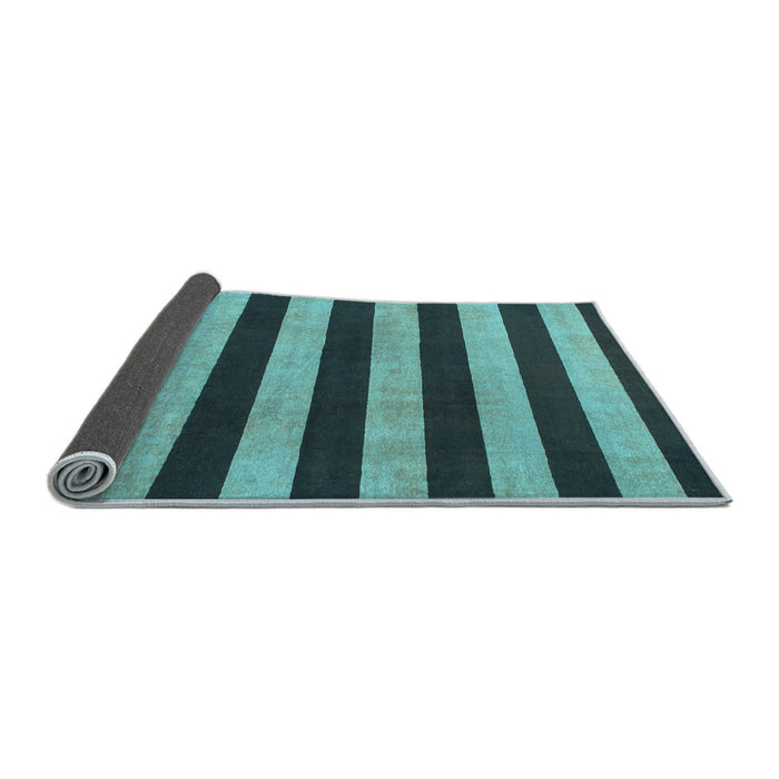 Sideview of Abstract Light Blue Modern Rug, abs945lblu
