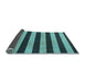 Sideview of Abstract Light Blue Modern Rug, abs945lblu