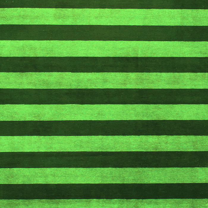 Square Machine Washable Abstract Green Modern Area Rugs, wshabs945grn