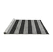 Sideview of Machine Washable Abstract Gray Modern Rug, wshabs945gry